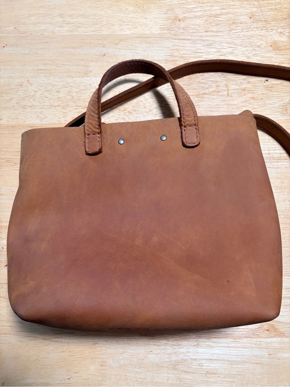 Portland Leather Mini Crossbody - Picture 8 of 9